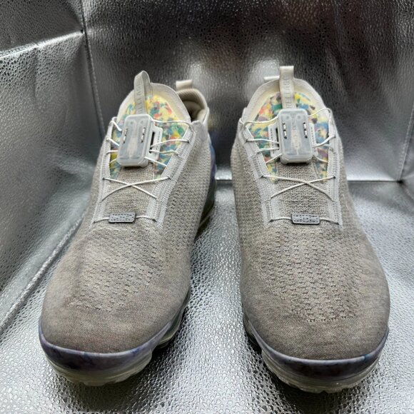 Size 13 Nike Air VaporMax 2020 Flyknit Summit White Mens Sneaker CJ6740-100 - Picture 4 of 10